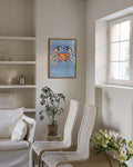 Maritimes Krebs Poster modern – Crab Daydream