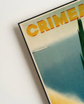 Vintage Krim Halbinsel Poster mit Küstenmotiv – Crimea