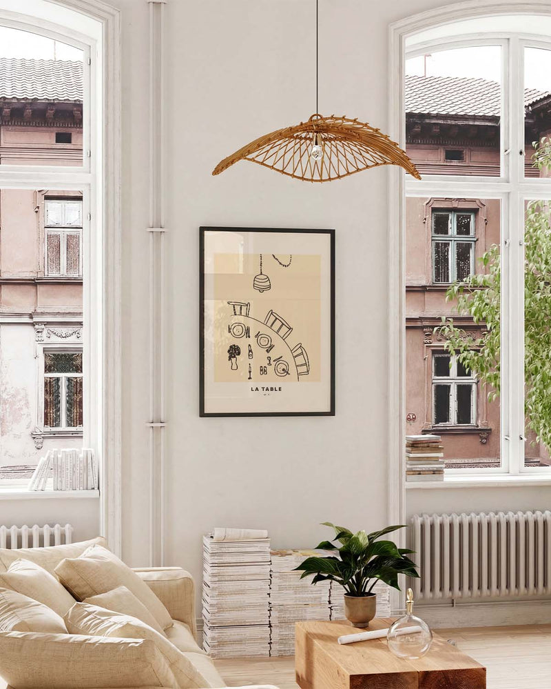 Minimalistisches Kaffee Poster modern – Daily Routine