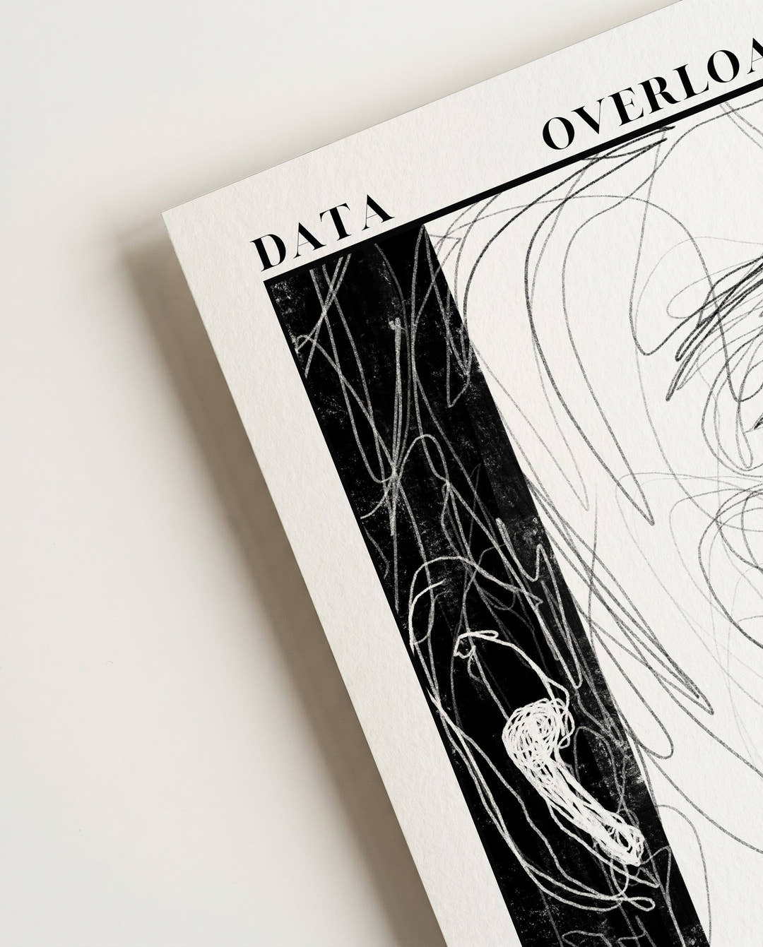 Data – Overflow | Line Art Poster