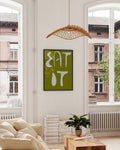 Typografie Poster modern – Eat It