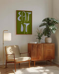 Typografie Poster modern – Eat It