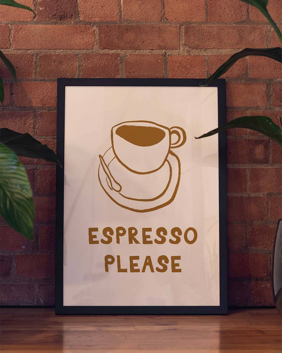 Espresso Poster modern – Espresso Please