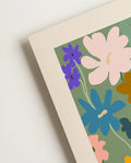 Buntes Blumen Poster modern – Floral Scene