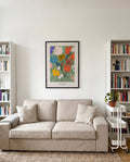 Buntes Blumen Poster modern – Floral Scene