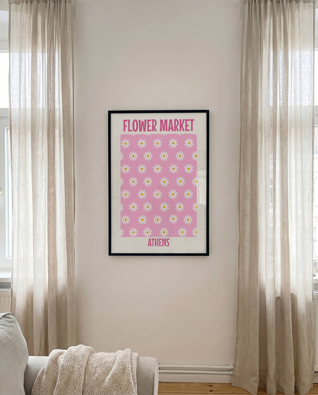 Blumenposter – Flower Market Athens