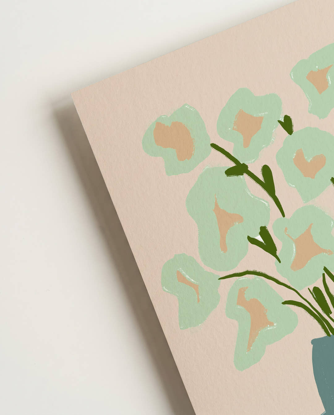 Minimalistisches Pflanzen Poster – Flower Pot