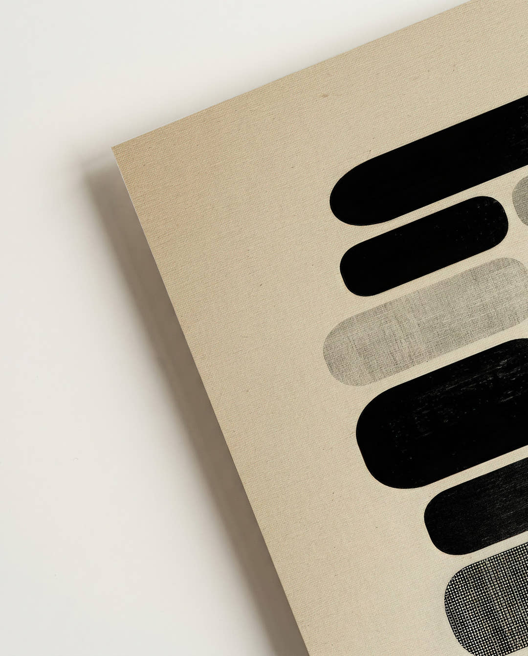 Minimalistisches Linien Kunst Poster – Flowing Edges