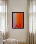 Forget | Abstraktes Farbverlauf-Poster