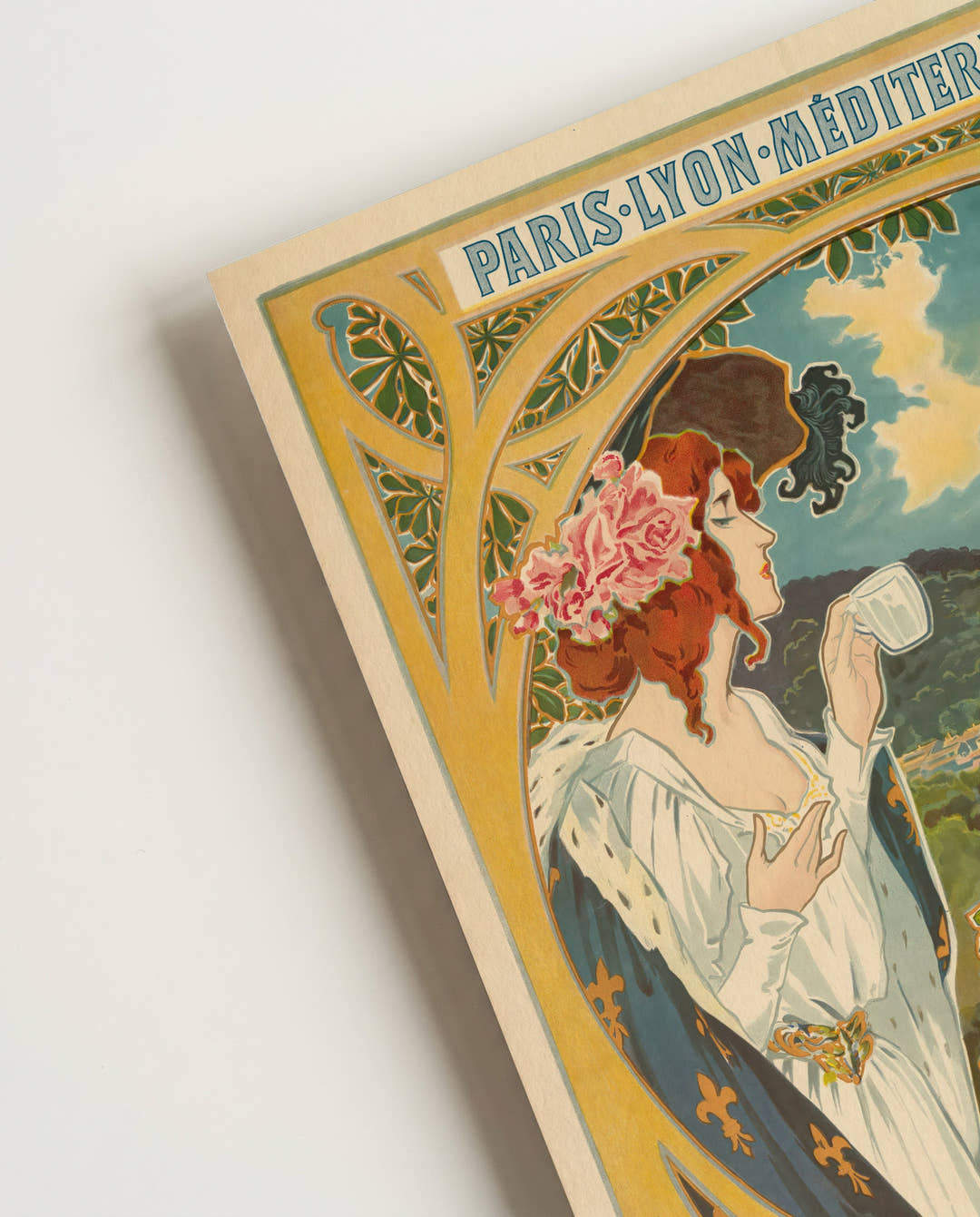 Vintage Frankreich Jugendstil Poster Auvergne – France Royat
