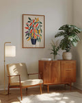 Buntes Pflanzen Poster modern – Fresh Harvest