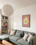 Minimalistisches Ei Poster modern – Fried Egg