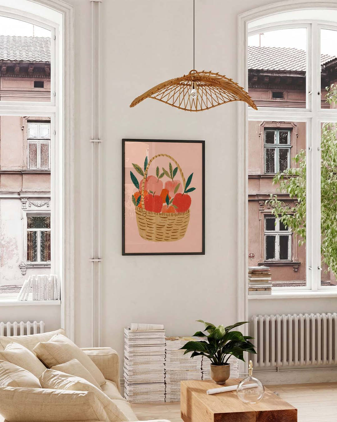 Obstkorb Poster modern – Fruit Basket