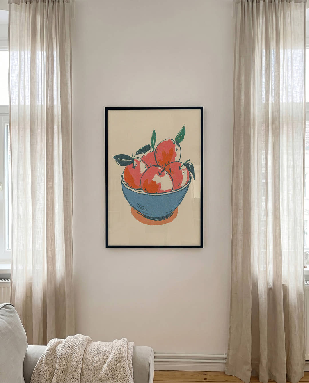 Modernes Obstschale Poster – Fruit Bowl