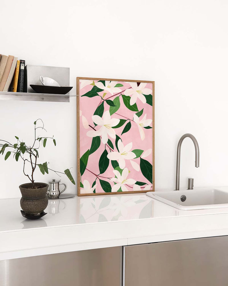 Florales Muster Poster modern – Gentle Petals