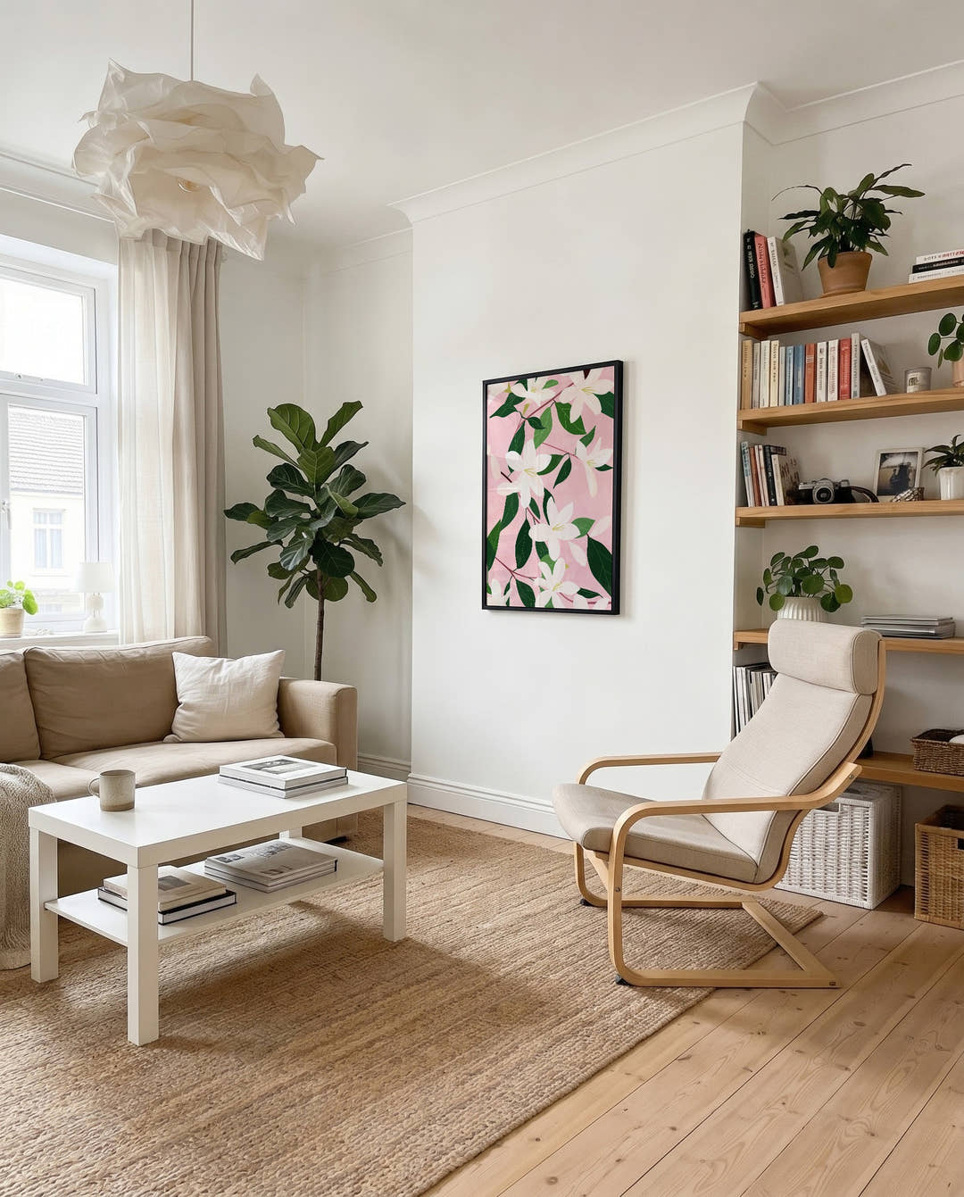 Florales Muster Poster modern – Gentle Petals