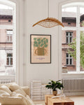 Modernes Pflanzen Poster Illustration – Green Corner