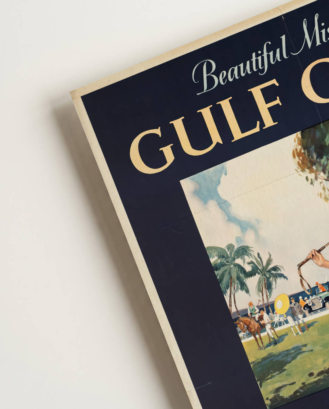 Vintage Mississippi Golf &amp; Küstenreise Poster – Gulf Coast
