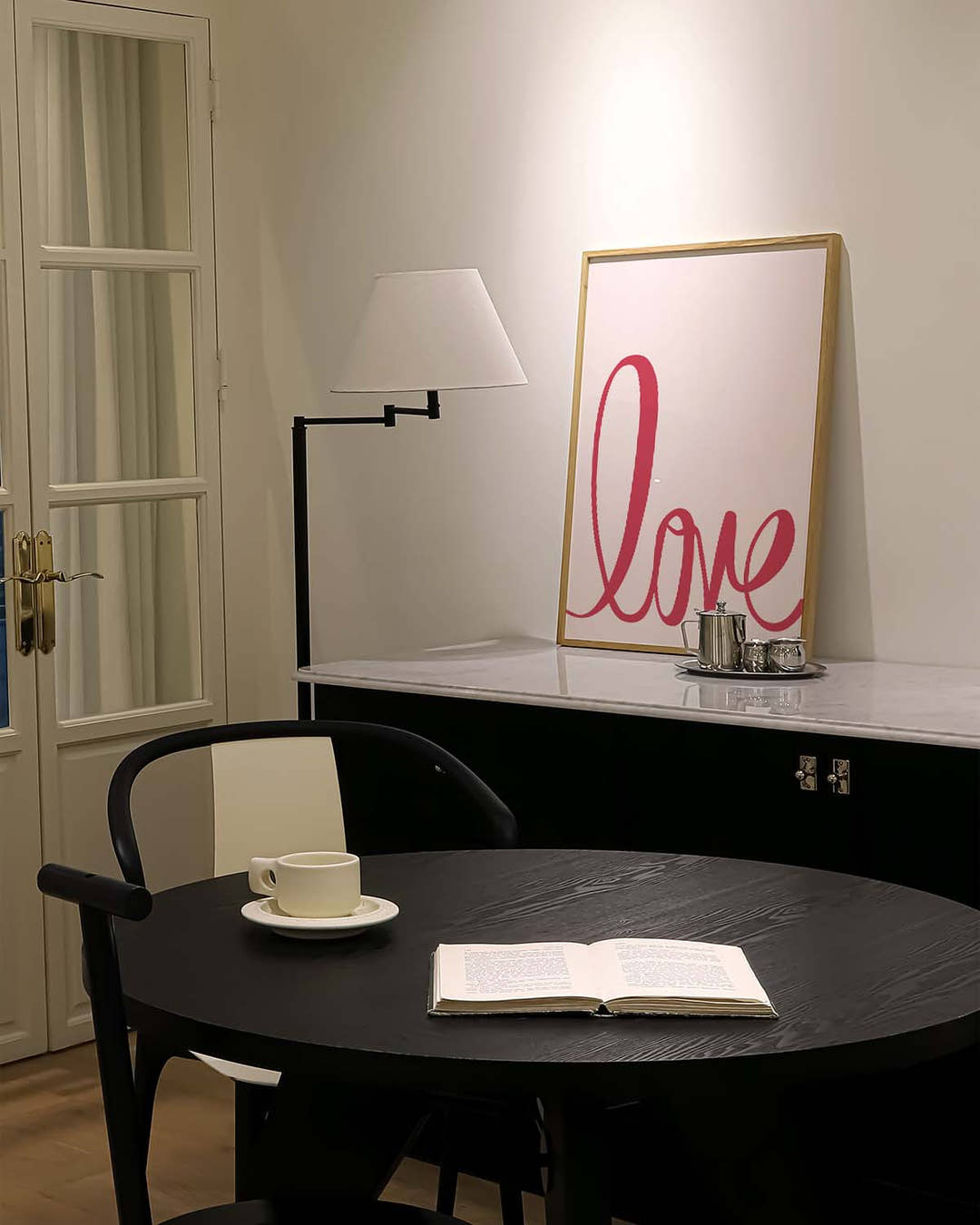 Typografie Poster modern – Handwritten Love