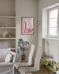 Typografie Poster modern – Handwritten Love