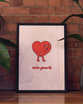 Herz Poster minimalistisch – Heart Note