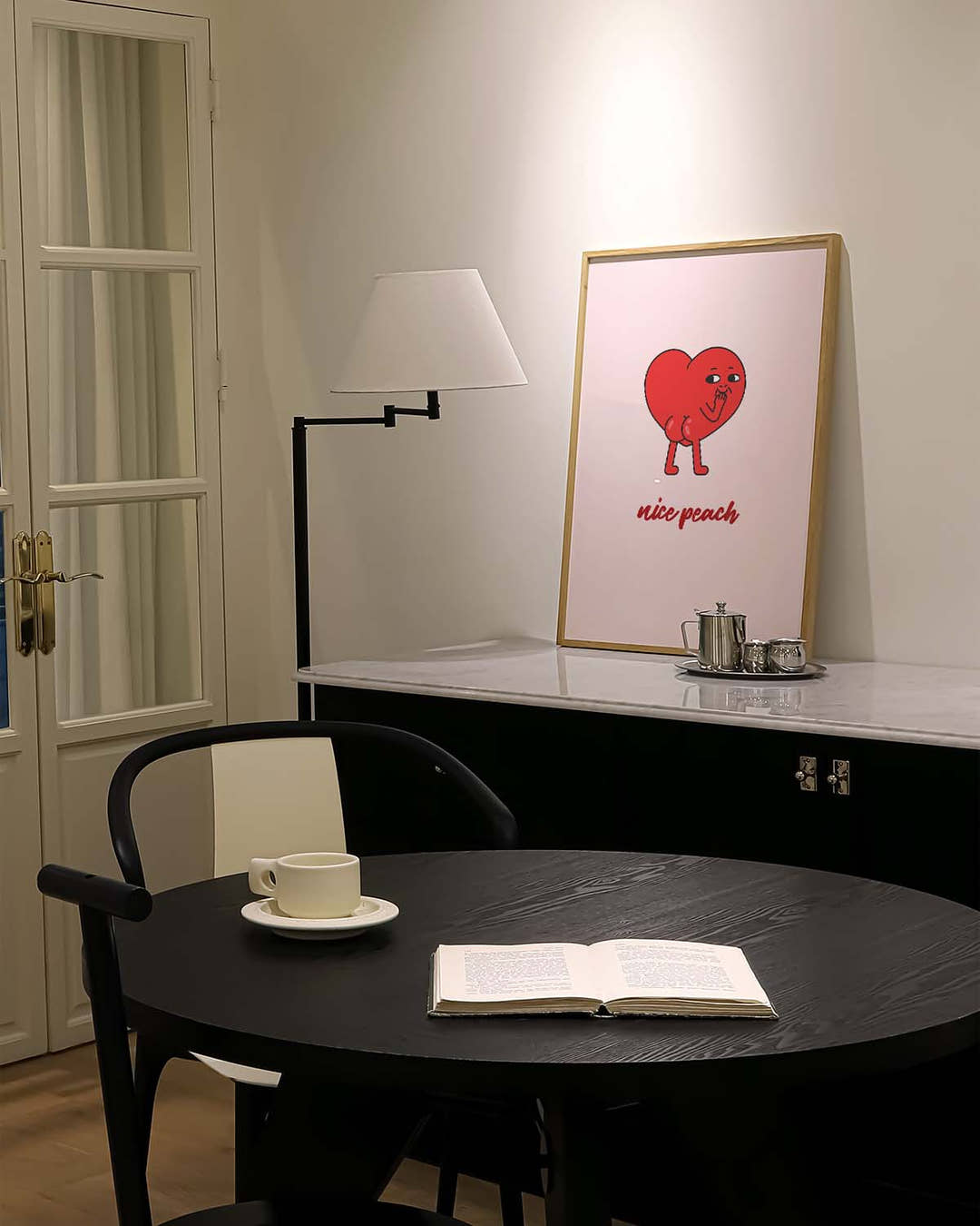 Herz Poster minimalistisch – Heart Note