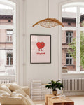 Herz Poster minimalistisch – Heart Note