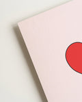 Herz Poster minimalistisch – Heart Note
