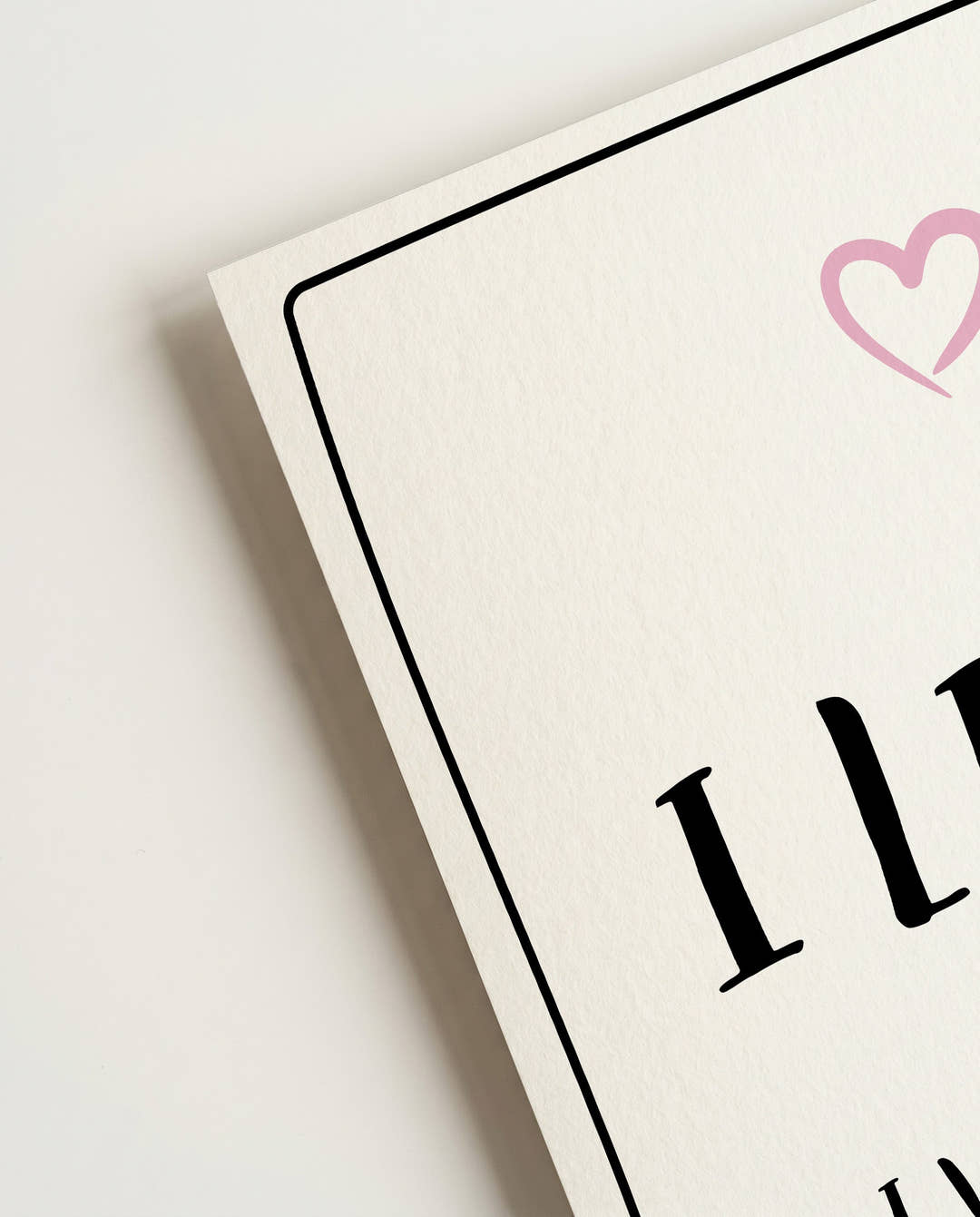 Typografie Poster – I Lied