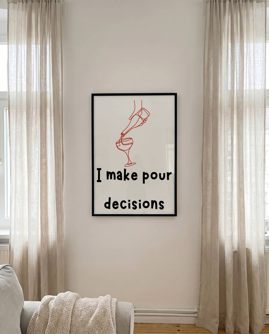 Illustrations Poster – I Make Pour Decisions