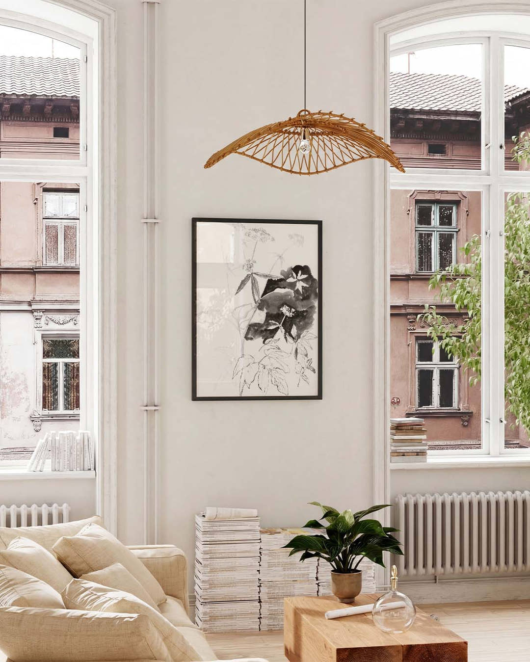 Schwarz Weiß Insekten Illustration – Ink Insect