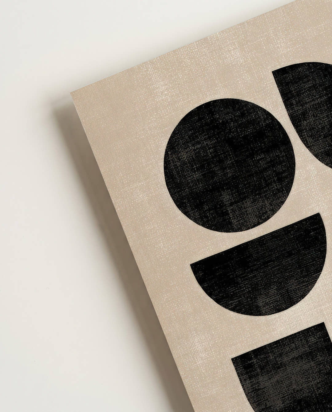 Minimalistisches Schwarz Weiß Spiral Poster – Inner Alignment