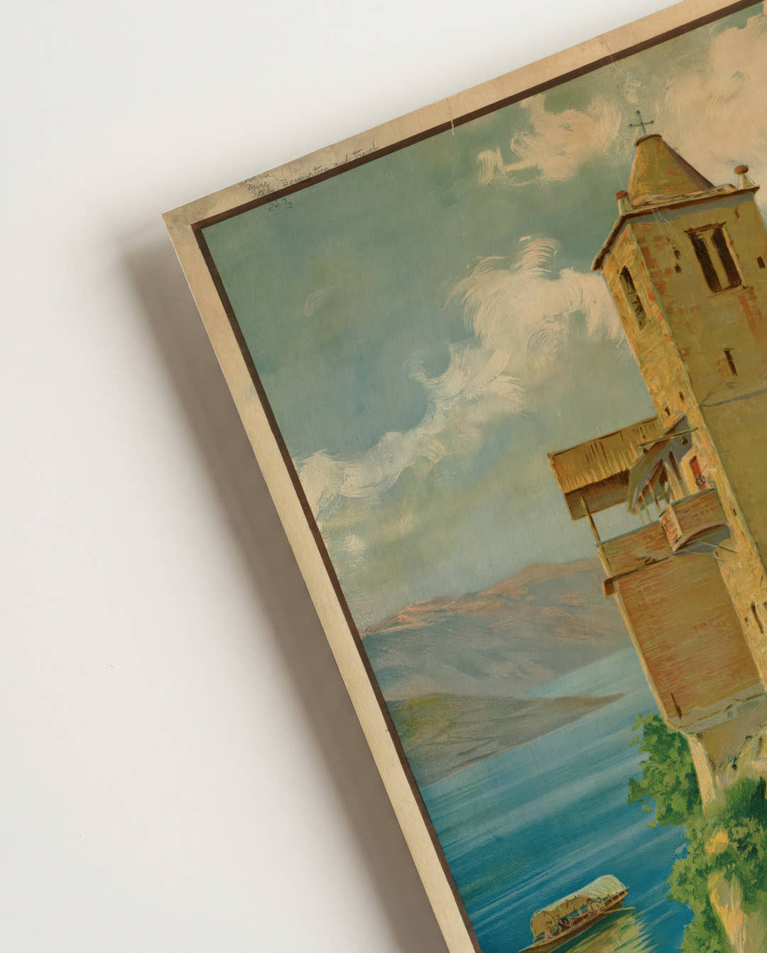 Vintage Italien Kloster Poster – Italy S Caterina der Sasso