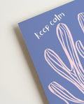 Typografie & Illustration Strand Poster – Keep calm and beach on