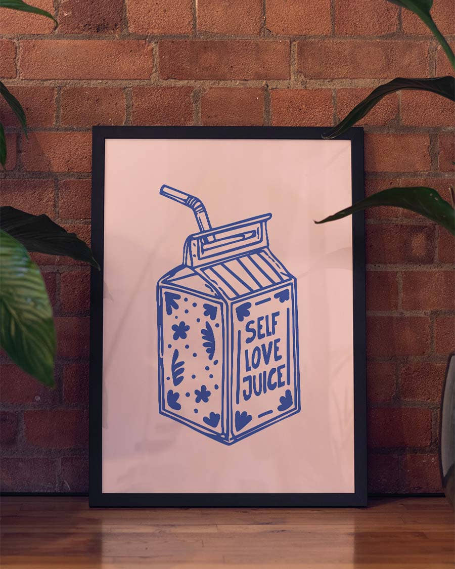 Minimalistisches Küchen Poster – Kitchen Shelf