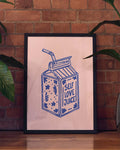 Minimalistisches Küchen Poster – Kitchen Shelf