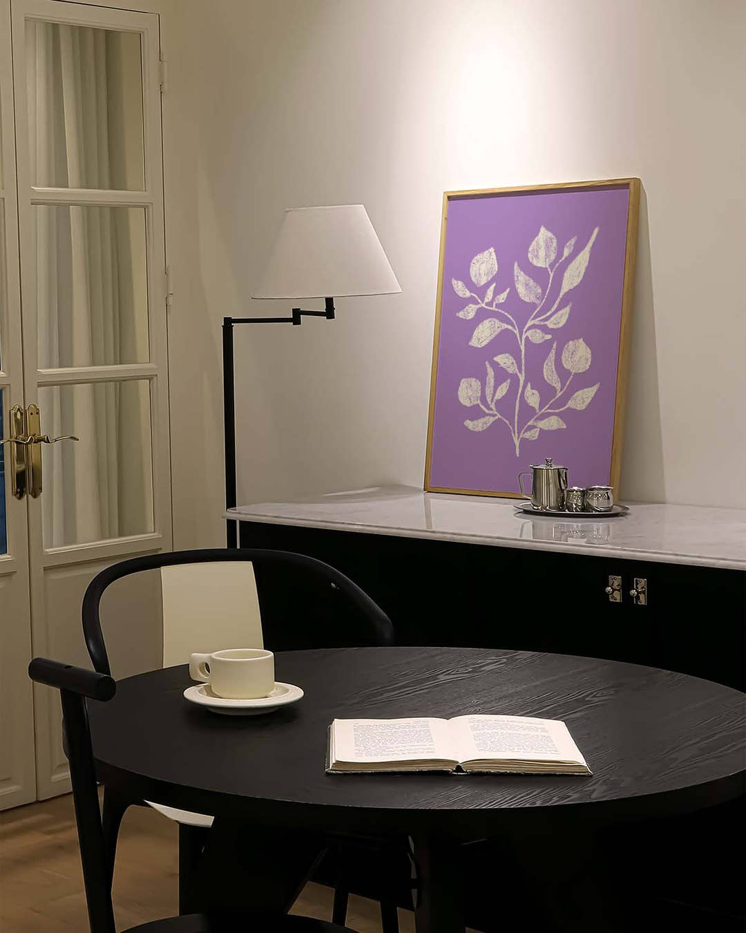 Lavendel Poster modern – Lavender Leaves
