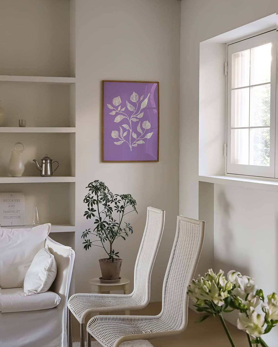 Lavendel Poster modern – Lavender Leaves