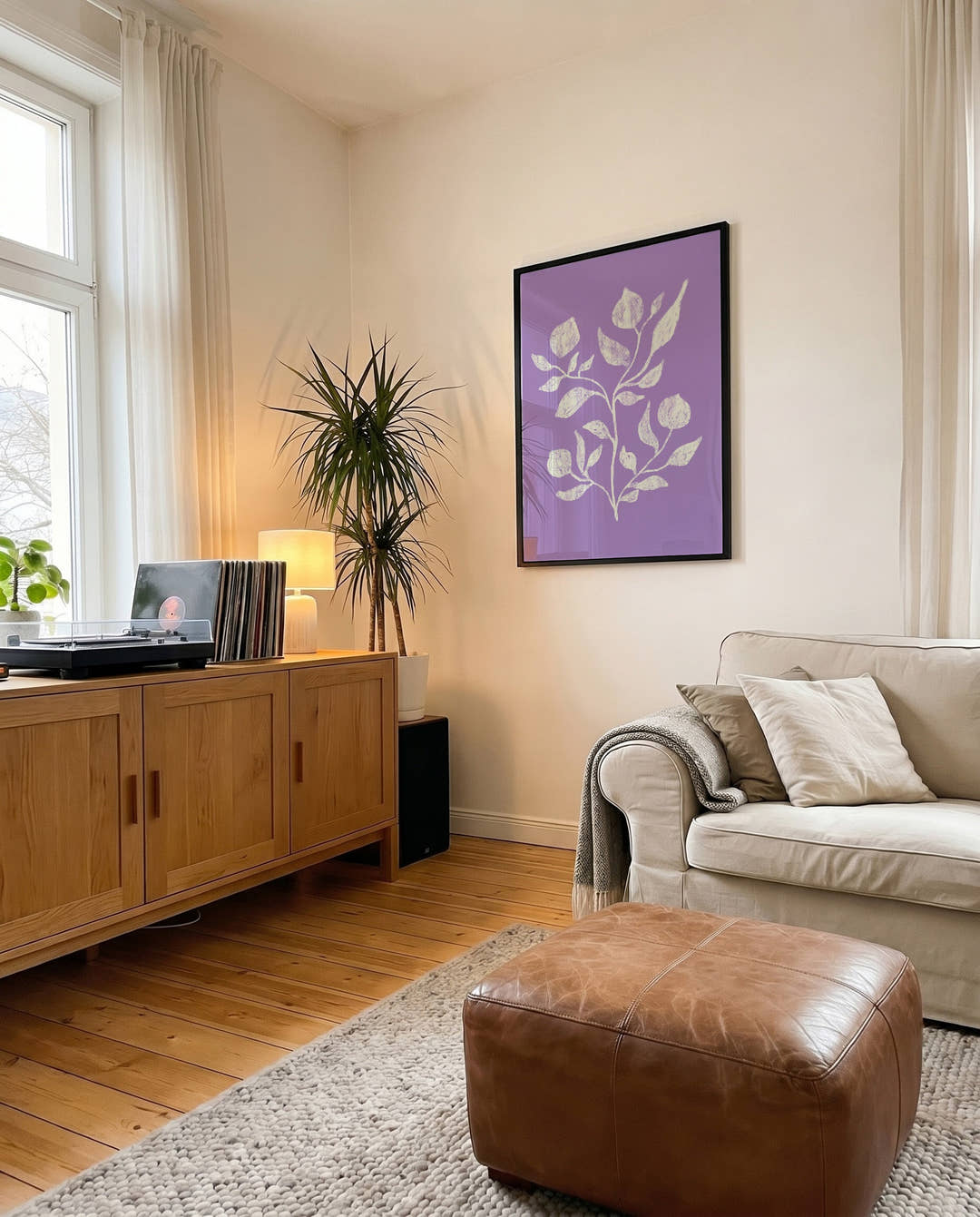 Lavendel Poster modern – Lavender Leaves