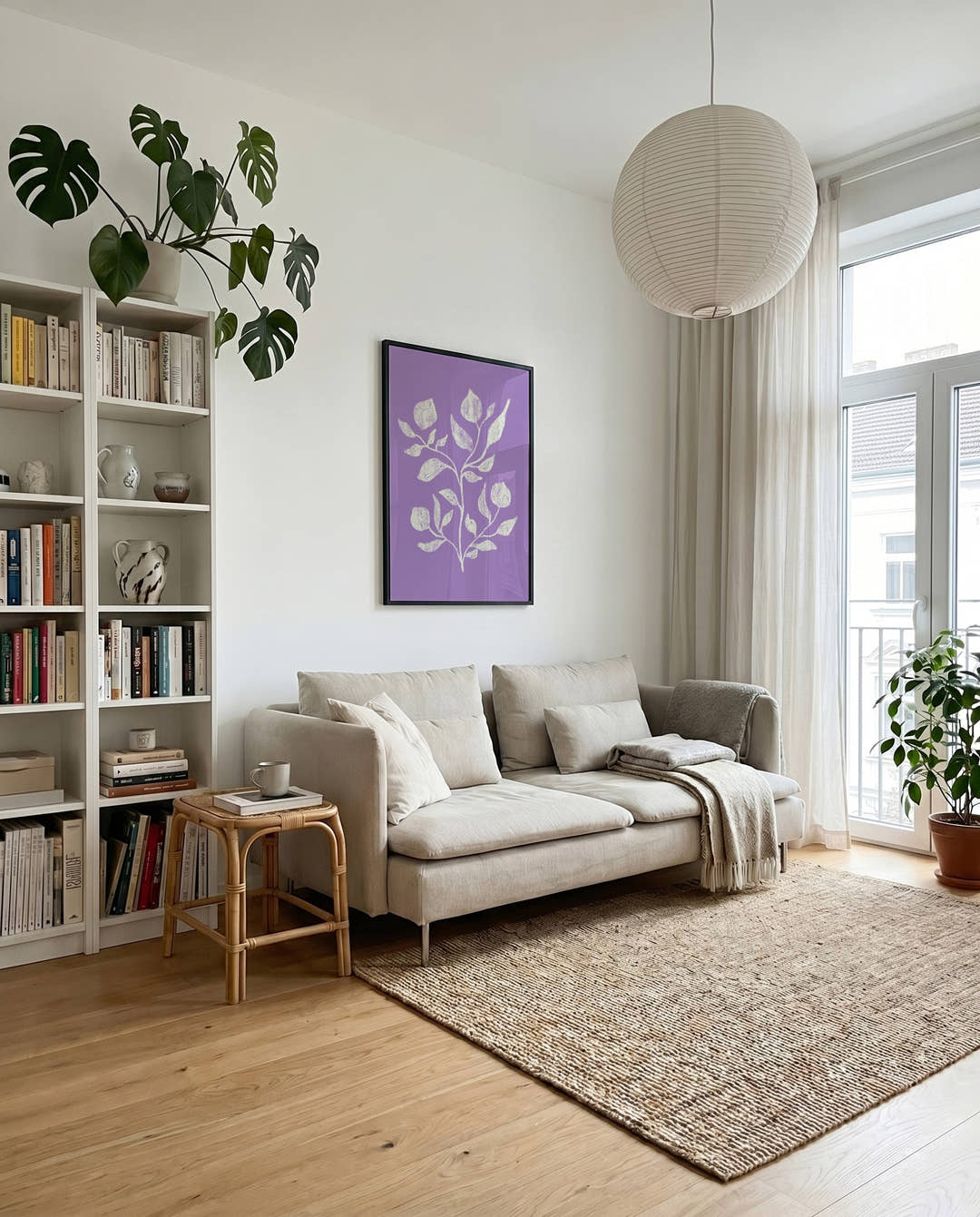 Lavendel Poster modern – Lavender Leaves