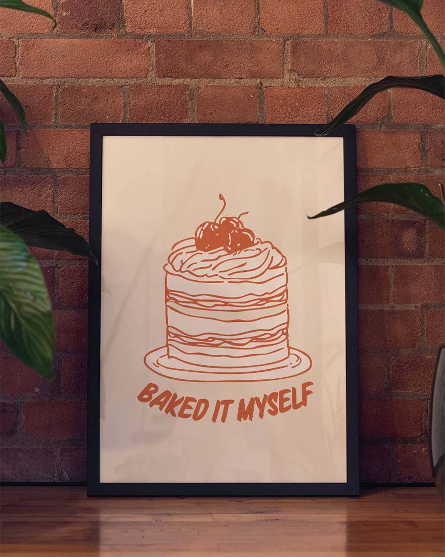 Kuchen Poster Illustration – Layered Cake