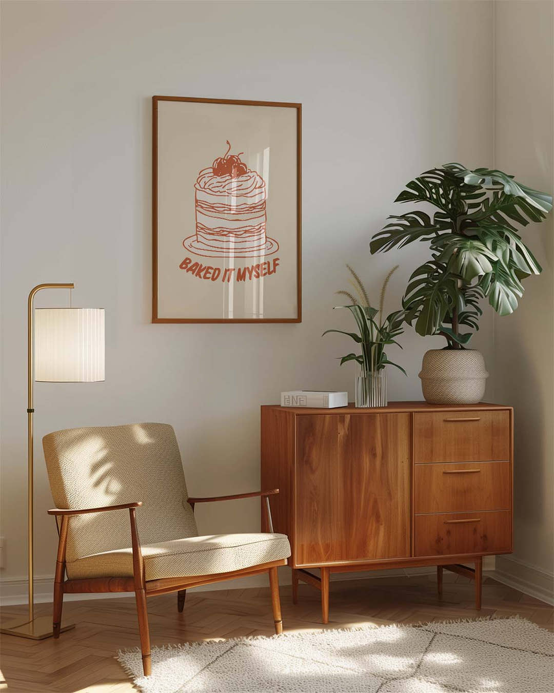 Kuchen Poster Illustration – Layered Cake