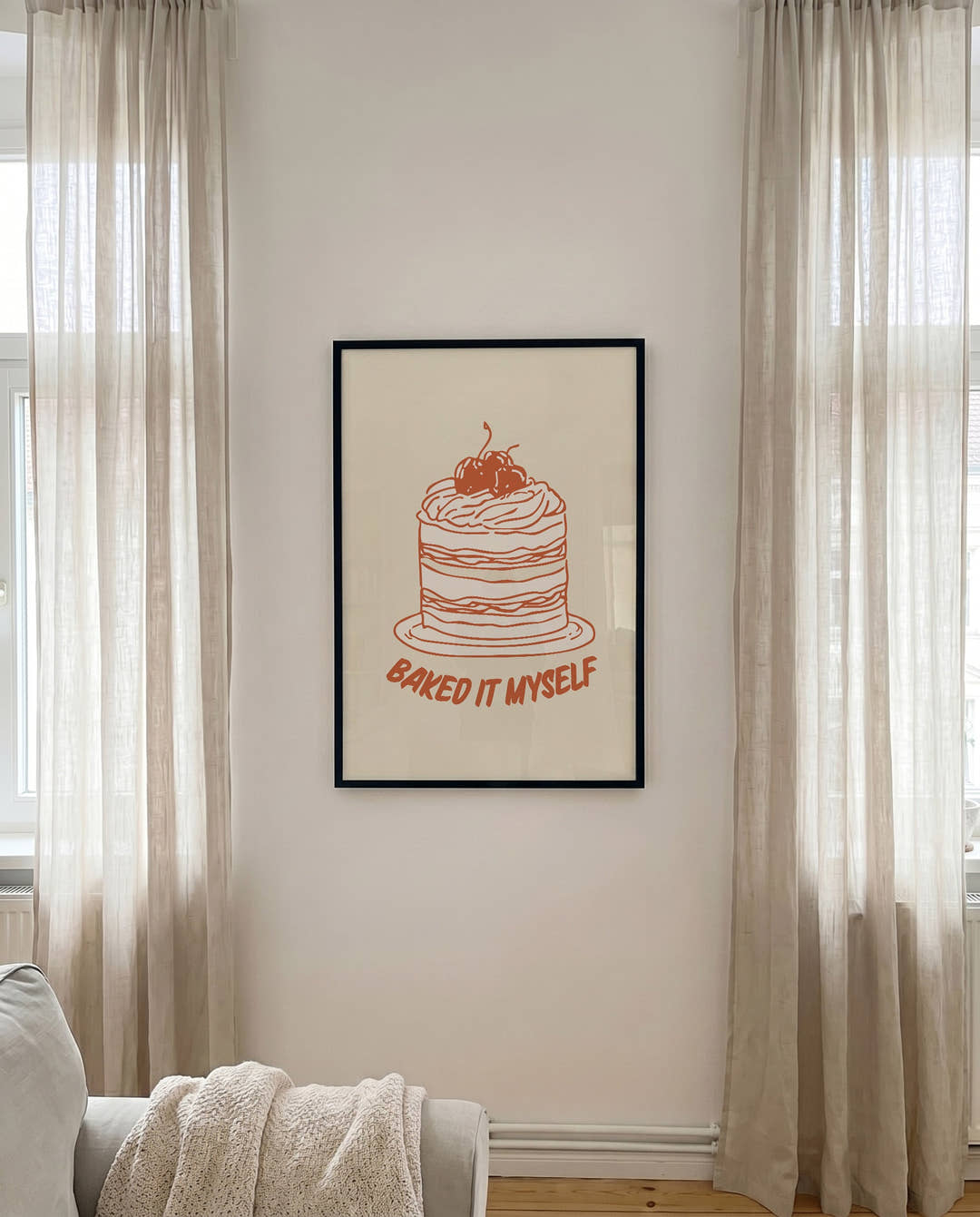 Kuchen Poster Illustration – Layered Cake