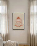 Kuchen Poster Illustration – Layered Cake