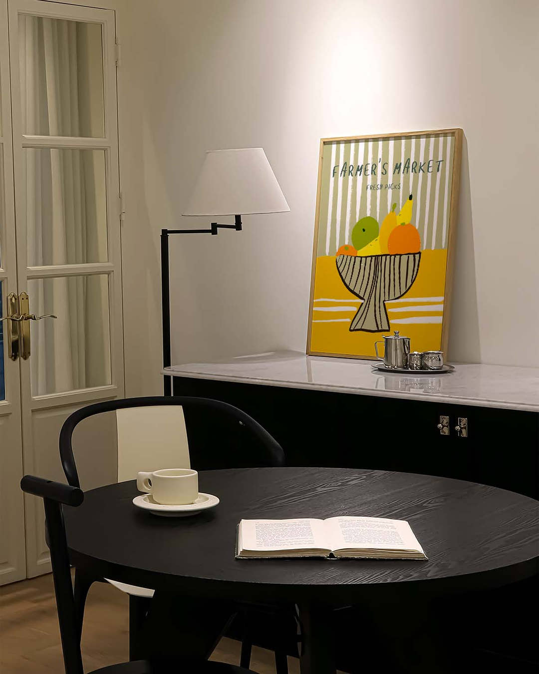 Zitronen Poster modern Küche – Lemon Table