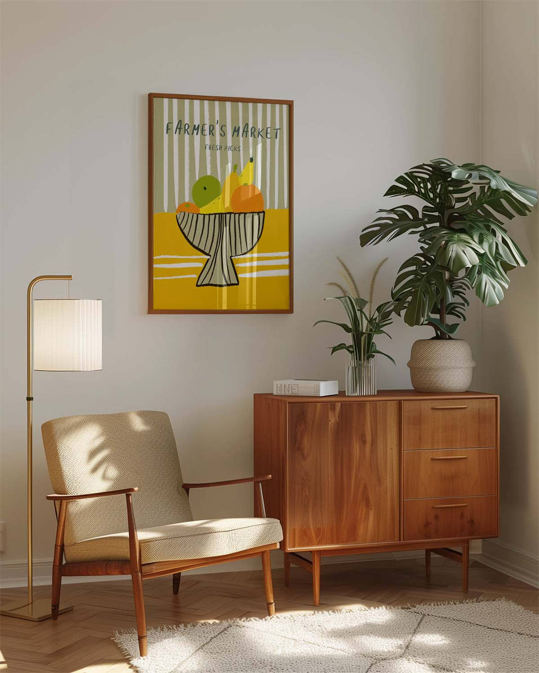 Zitronen Poster modern Küche – Lemon Table