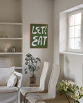 Typografie Poster modern Küche – Let’s Eat