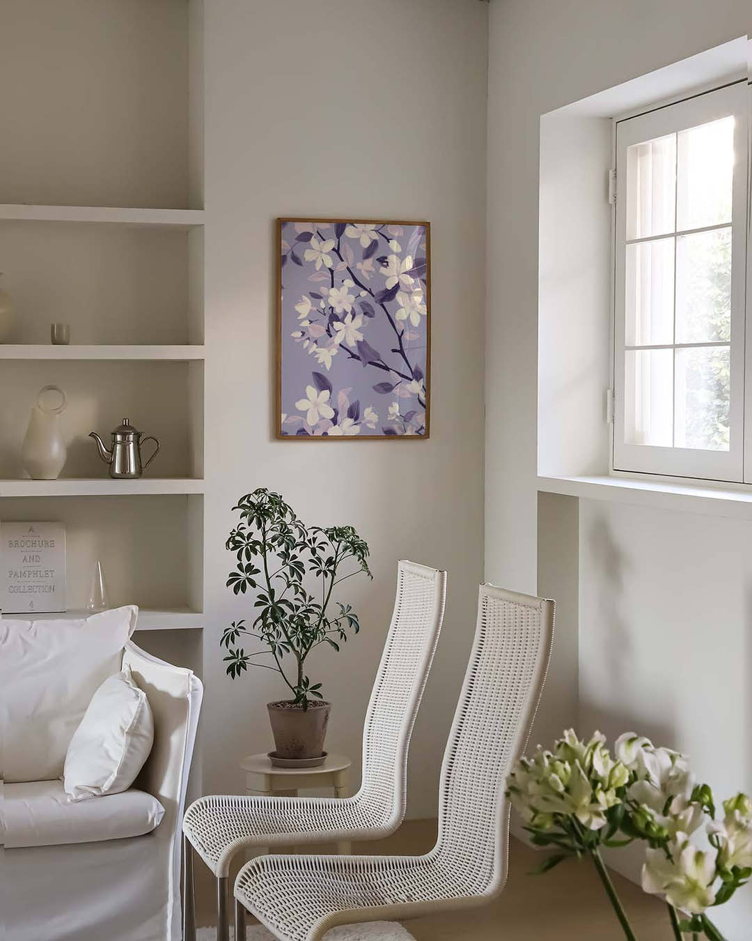 Flieder Poster modern – Lilac Field