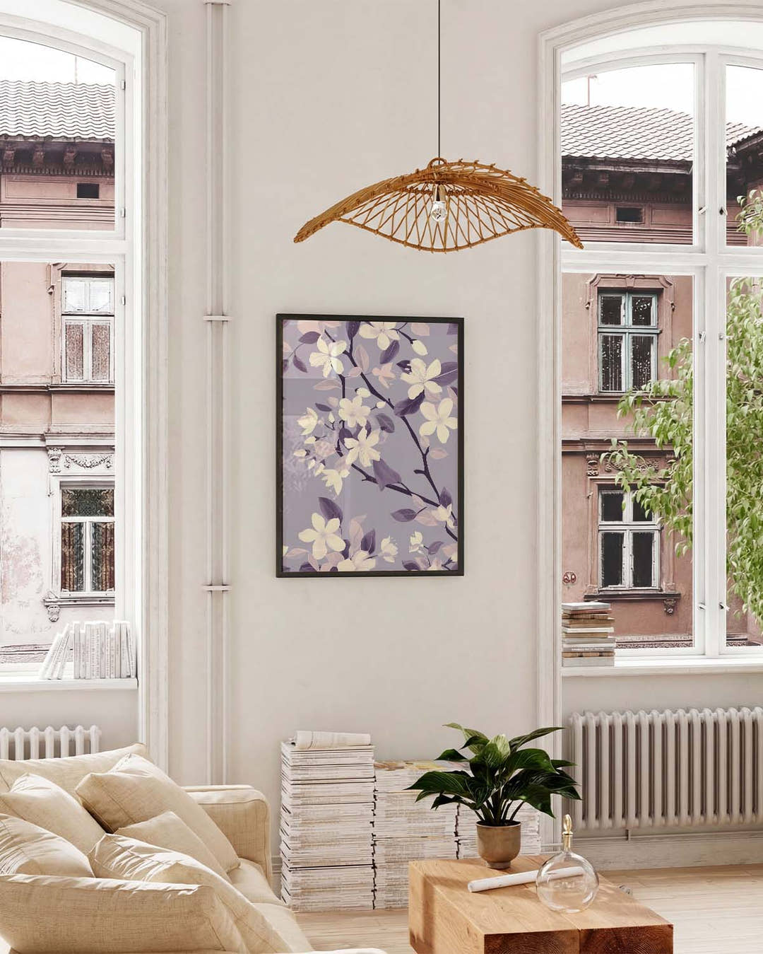 Flieder Poster modern – Lilac Field