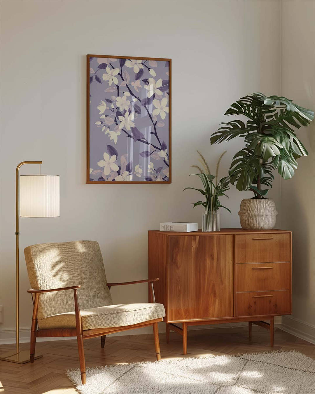 Flieder Poster modern – Lilac Field